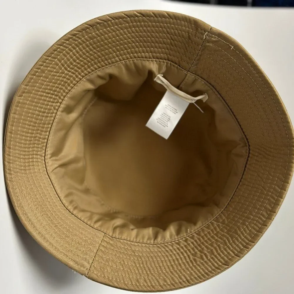 By Anthropologie Nylon Sport Bucket Hat Tan OSFA